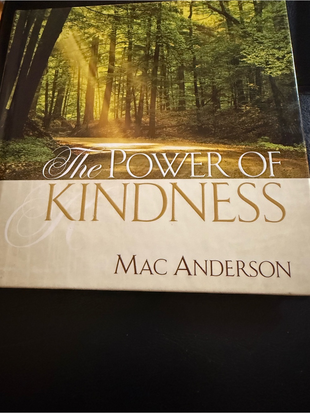 The Power of Kindness Hardcover Book - Green/Gold